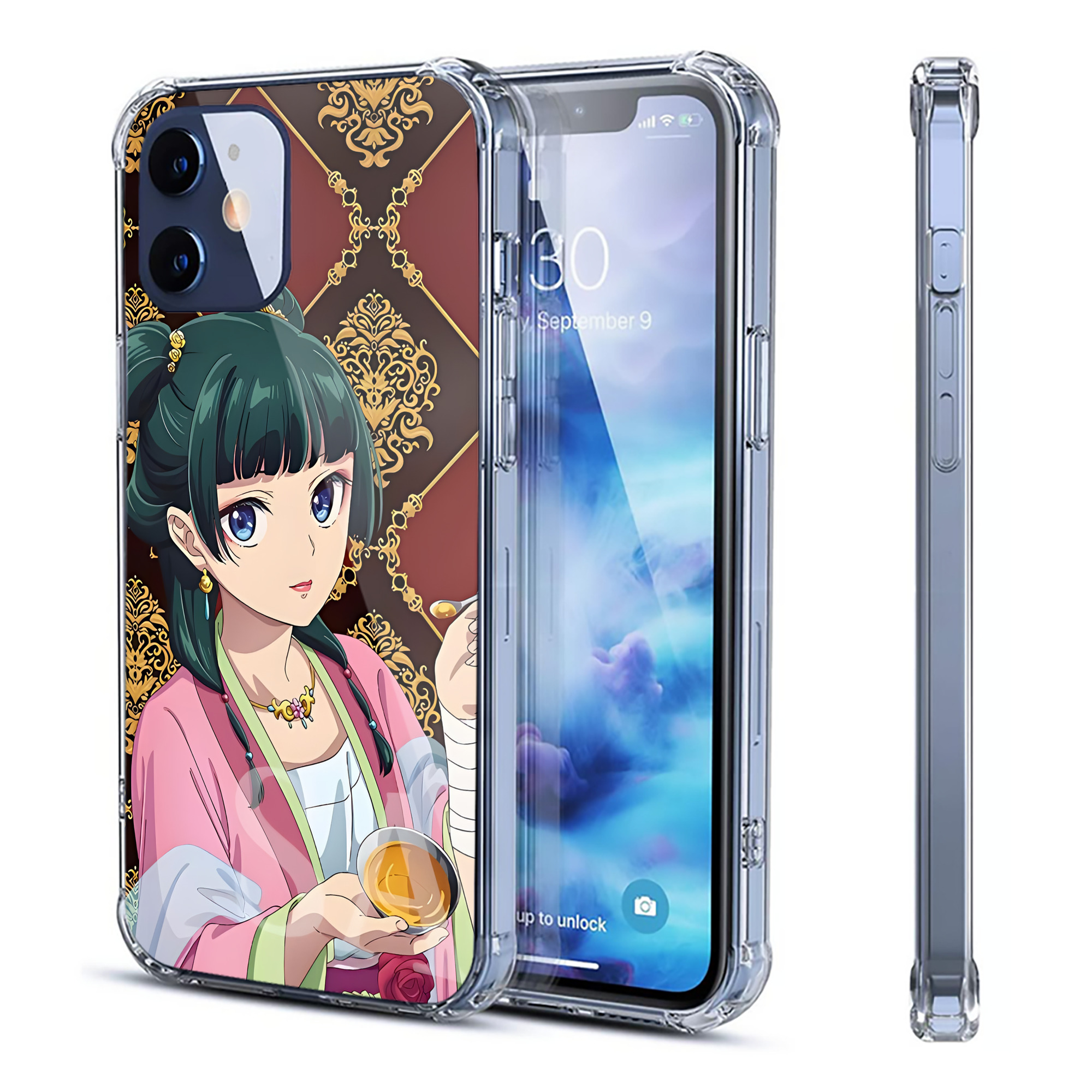 （画像用） 薬屋のひとりごと The Apothecary Diaries 【iPhone 12シリーズ対応】透明スマホケース（クリアソフトケース）